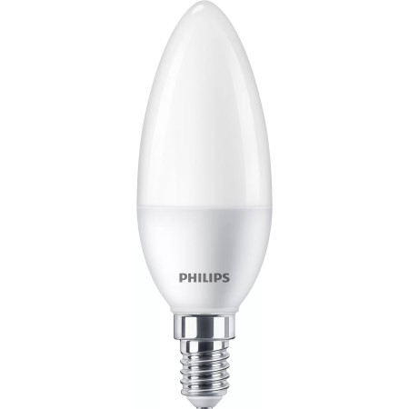 Philips LED 60W B38 E14 šilta balta matinė nešviesi lemputė