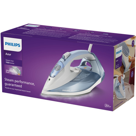 Philips 7000 serijos DST7011/20 HV garų lygintuvas, šviesiai mėlynas / pilkas