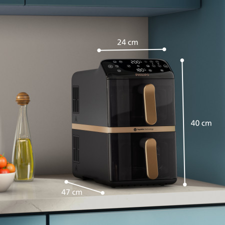 Philips Ovi Stacked Dual Basket NA462/70