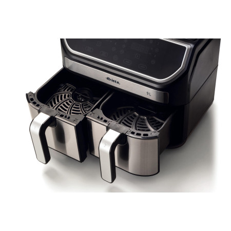 Ariete Beztirščio keptuvė Dual juodai sidabrinė