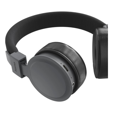 Hama Freedom Lit III Laisvų rankų įranga Bevielis Su lankeliu Skambučiai / muzika C tipo USB Bluetooth Juoda