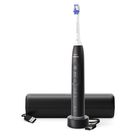 Philips Sonicare 6500 HX7411/02 elektrinis dantų šepetėlis - juodas
