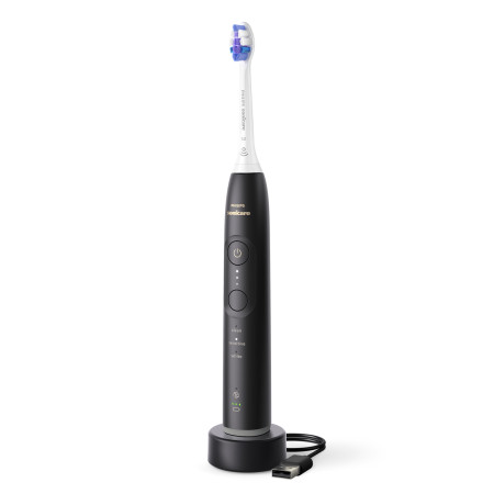 Philips Sonicare 6500 HX7411/02 elektrinis dantų šepetėlis - juodas