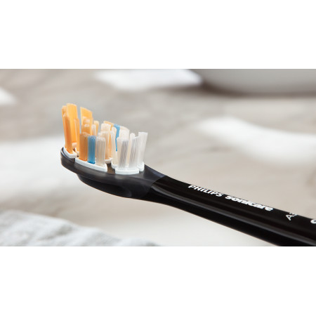 Philips Premium All-in-One 4 dalių šepetėlių galvučių pakuotė (juoda)