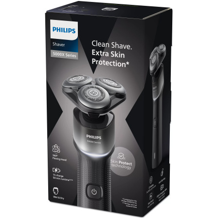 Philips Shaver 5000X serija X5004/00 Drėgnojo ir sausojo skutimo elektrinė barzdaskutė