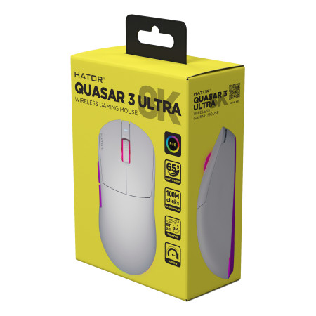 Hator Quasar 3 ULTRA 8K HTM771 balta