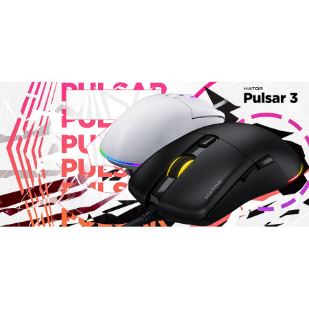 Hator Pulsar 3 HTM610 juodos