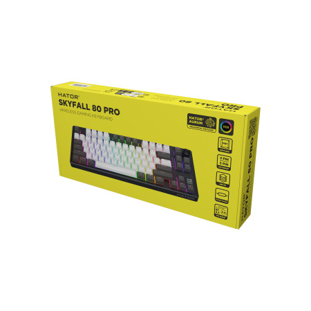 Hator Skyfall 80 PRO Belaidės ausinės pilka-juoda