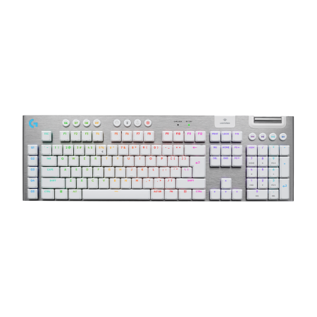 Logitech G915 X LIGHTSPEED Mechaninė Belaidė Žaidimų Klaviatūra - Balta