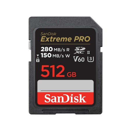Sandisk 512GB SDXC UHS-II Atminties kortelė