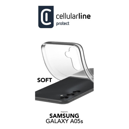 Cellularline Soft - Etui Samsung Galaxy A05s (skaidrus)