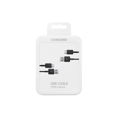 Samsung USB-A - USB-C kabelis (2 vnt.), juodas