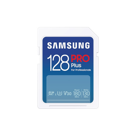 Samsung PRO Plus SDXC 128GB UHS-I U3 su skaitytuvu