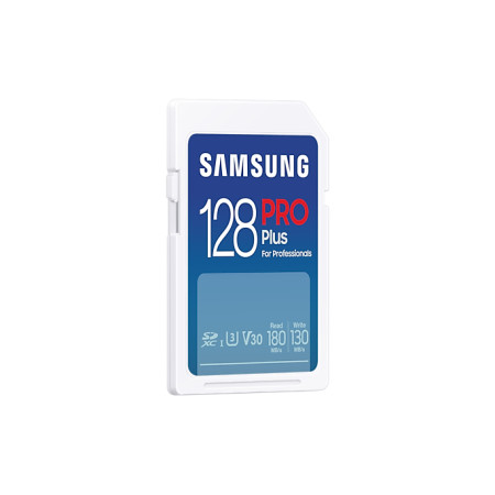 Samsung PRO Plus SDXC 128GB UHS-I U3 su skaitytuvu