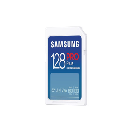 Samsung PRO Plus SDXC 128GB UHS-I U3 su skaitytuvu