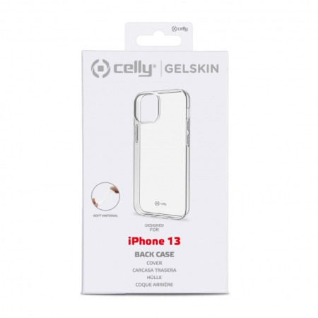 CELLY Gelskin galinis dangtelis Apple iPhone 13, Skaidrus