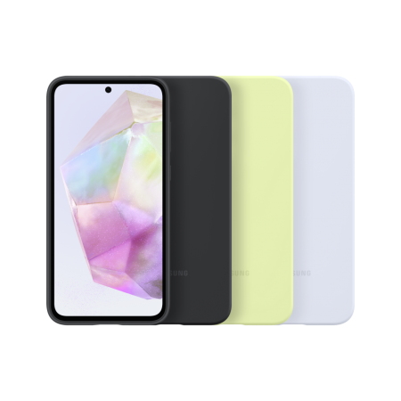 Samsung Galaxy A35 silikoninis dėklas - šviesiai mėlynas