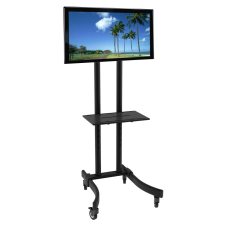 Techly Mobilus televizoriaus stovas LED/LCD, 32-70", 40 kg, su lentyna