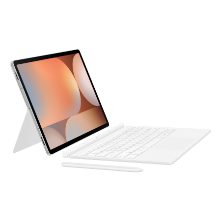 DX825UWE Book Cover Keyboard Samsung Galaxy Tab S10+/S9+/S9 FE+, Balta