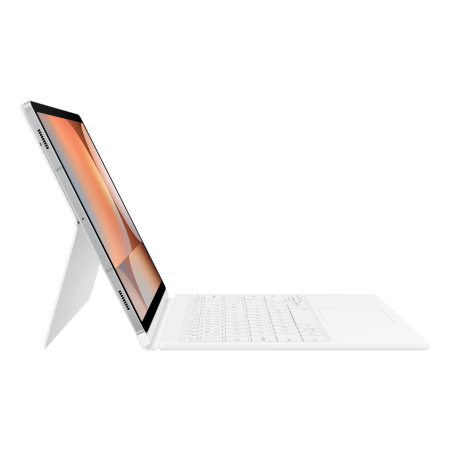 DX825UWE Book Cover Keyboard Samsung Galaxy Tab S10+/S9+/S9 FE+, Balta