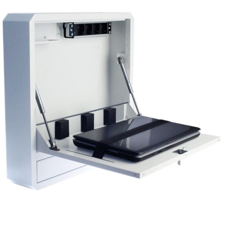 Techly Sieninė Spinta 19" Nešiojamam Kompiuteriui Balta