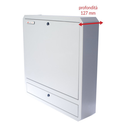 Techly Sieninė Spinta 19" Nešiojamam Kompiuteriui Balta