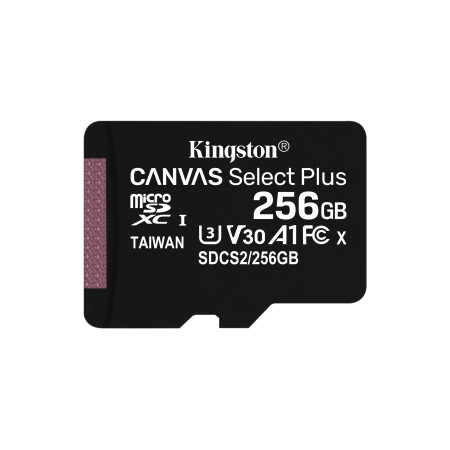 Kingston 256 GB MicroSDXC Canvas Select Plus