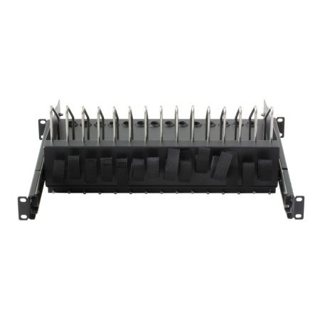 Techly 19 colių 1U ištraukiama lentyna, skirta 14 mobiliųjų įrenginių įkrovimui