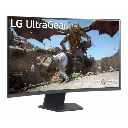 LG 31.5 colių Quad HD kompiuterio monitorius su išlenktu ekranu