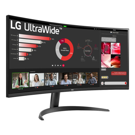 LG 34WR50QK-B kompiuterio monitorius 86,4 cm (34") Wide Quad HD