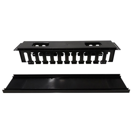 Techly 2U kabelių organizatorius 19" rack