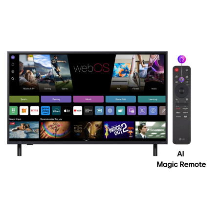 LG QNED 43QNED82A3B televizorius 109,2 cm (43") 4K Ultra HD Smart TV