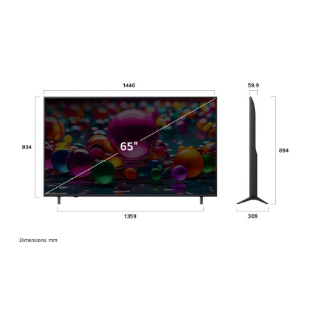 LG 65UA75003LA - 65 colių 4K Ultra HD Smart televizorius