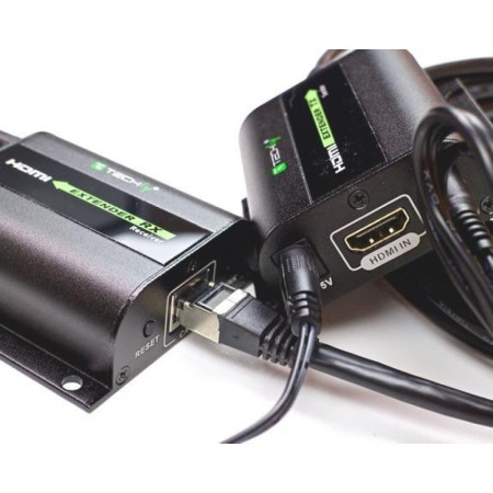 Techly HDMI signalo pratęsimo įrenginys per UTP