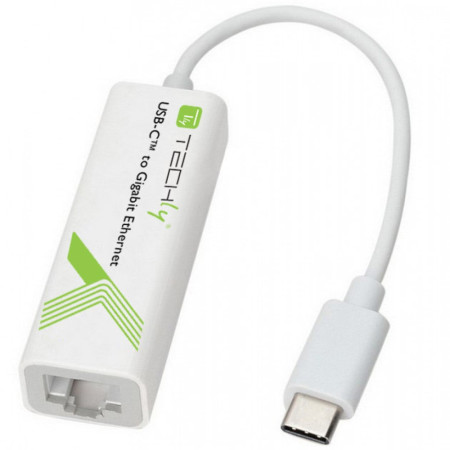 Techly Gigabit tinklo adapteris USB-C 3.1 į RJ45