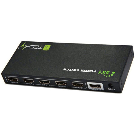 Techly 5-portinis HDMI perjungiklis