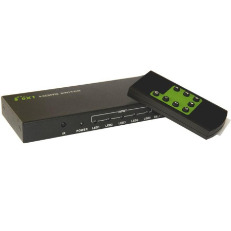 Techly 5-portinis HDMI perjungiklis