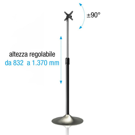 Techly 022632 LCD Stovas 13-27"
