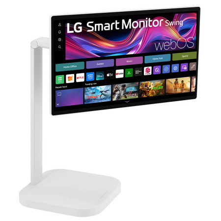 LG Swing 32U889SA - 31.5" 4K Jutiklinis Monitorius su Stovu ant Ratukų
