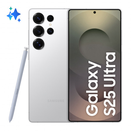 Samsung Galaxy S25 Ultra 6.9" Dviguba SIM 256 GB Sidabras/Balta