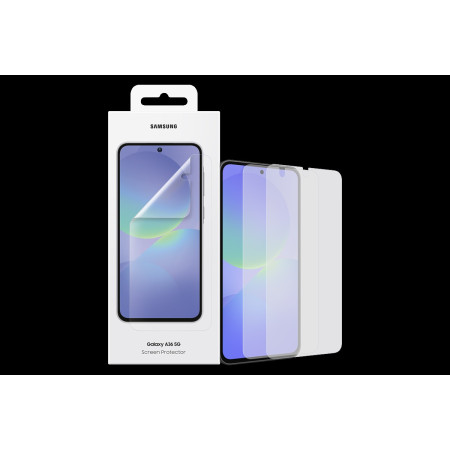 Samsung Galaxy A36 ekranas apsaugos plėvelė (2 vnt.), skaidri