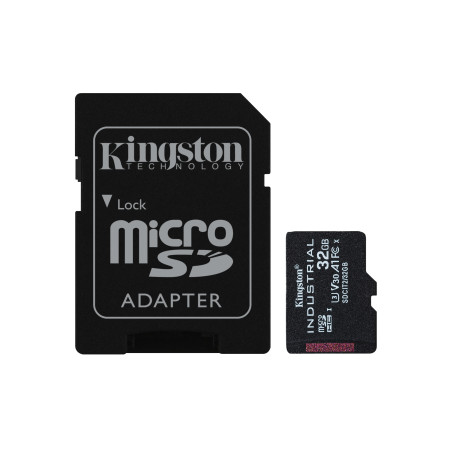 Kingston Technology Industrial 32 GB MicroSDHC UHS-I Klasės 10
