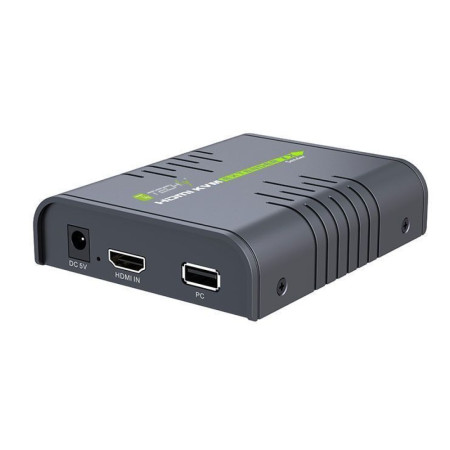 Techly KVM Extender HDMI+USB iki 120m