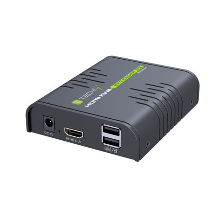 Techly KVM Extender HDMI+USB iki 120m