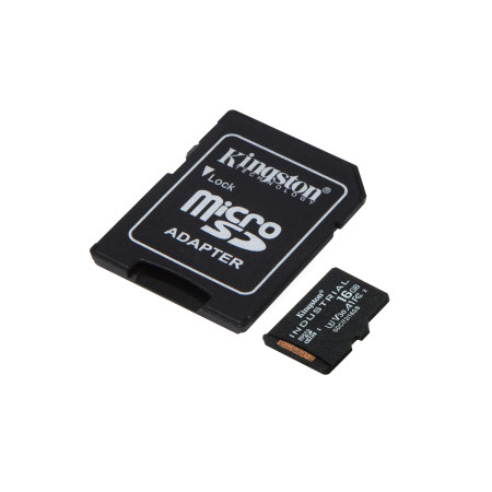 Kingston Technology Industrial 16 GB MicroSDHC UHS-I Klasės 10