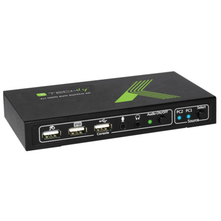 Techly KVM perjungiklis 2/1 HDMI
