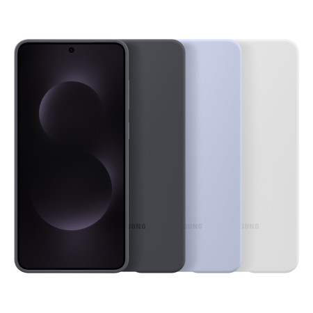 Samsung S25 Edge silikoninis dėklas, šviesiai mėlynas