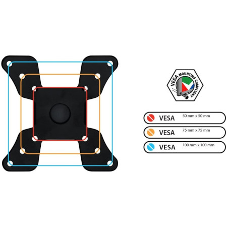 Techly LCD biuro laikiklis 13-30"