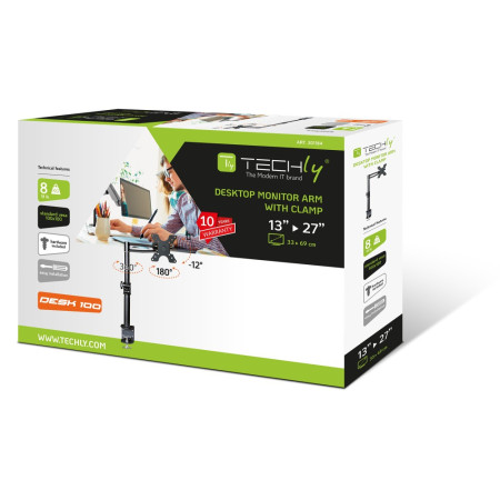 Techly LCD biuro laikiklis 13-27"