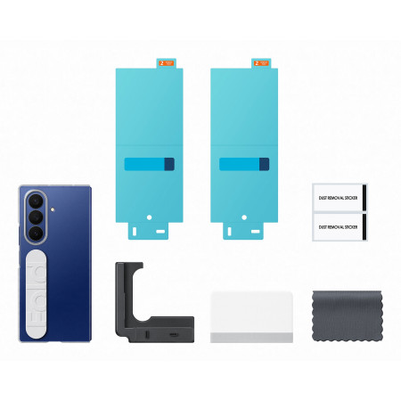 Samsung Clear Grip dėklas Fold 7, skaidrus